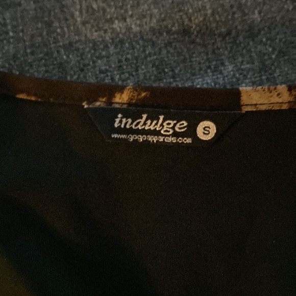 Indulge | Leopard print asymetrical dress. Size Small. - Picture 5 of 6